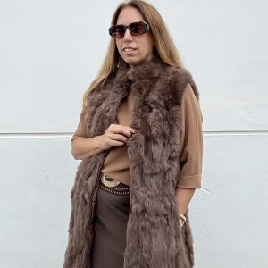 Chaleco Panda marrón