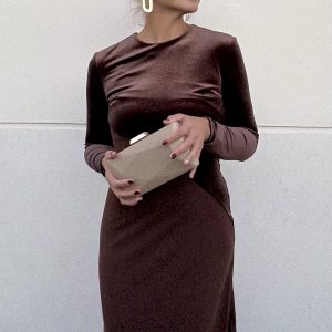 Vestido Brenda marrón