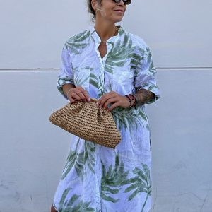 Vestido Palmera blanco